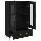  Highboard s ladicama Crni hrast 69,5 x 31 x 115 cm | Eponuda.com