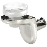 Hettich Nosač za staklene police Sekura 8 (Promjer: 5 mm, Srebrna, Cinkov tlačni lijev) | shoptok.hr