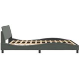  Okvir za krevet Dover tamnosivi 152x203 cm od tkanine | shoptok.hr