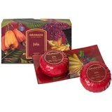 Bar Soap Duo & Soap Dish/glass tray set 2 x 150 g