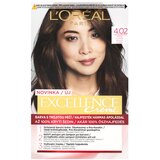 L´Oréal Paris excellence creme triple protection barva za lase za vse vrste las 48 ml odtenek 4,02 tempting brunette brown | Shoptok.si