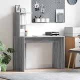 Sivi radni stol Siva sonoma MDF Standardna veličina stola