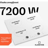 Klarstein Indukcijska kuhalna plošča Neotouch | Moderna in zmogljiva | 4 kuhalne cone | 9 nivojev | 7200 W | 60 cm | Shoptok.si