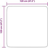  Čupavi tepih s visokim vlaknima NAVARRA 120x120 cm poliester | shoptok.hr
