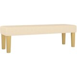  Krevet s oprugama i madracem krem 140 x 190 cm od tkanine | shoptok.hr