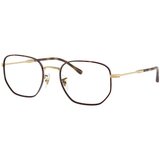 Ray-ban RX6496 3177 M (51) Zlata/Kristalna cene
