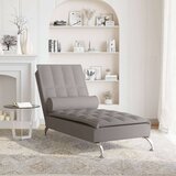  Masažni počivalnik z vzglavnikom taupe blago, (21228548) | Shoptok.si