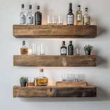 Hanah home Raf274 wooden decorative wooden wall shelf | ePonuda.com