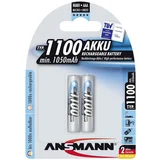 1x2 NiMH rech. battery 1100 Micro AAA 1050 mAh