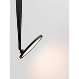 Nova Luce Mat črna aluminijasta LED stropna svetilka z upogljivo konstrukcijo Ekei – | Shoptok.si