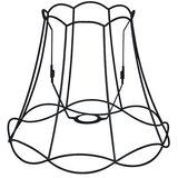 QAZQA Kovinski senčnik črn 35/29 - Granny Frame | Shoptok.si