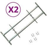 vidaXL Nastavljive okenske rešetke 2 kosa 700-1050 mm | Shoptok.si