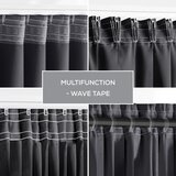 Restilo Antracitno siva zatemnitvena izolacijska zavesa 140x270 cm Pleat – | Shoptok.si
