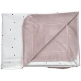 Dada&rocco® tanka bombažna odejica 100x75 dots powder pink | shoptok.hr