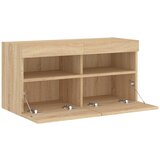 Zidni TV ormarić s LED svjetlima boja hrasta 80x30x40 cm | Eponuda.ba