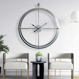 WALLXPERT VLNT02GU Višenamenski Metalni Zidni Sat Cene