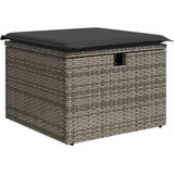  4-dijelni set vrtnih sofa od poliratana s jastucima sivi | shoptok.hr