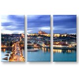  Slike na platnu 3-delne mesta - praga CZ006E30 (moderne slike) | shoptok.hr