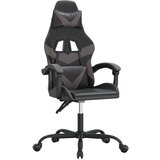  Igraća stolica crno-siva od umjetne kože | shoptok.hr