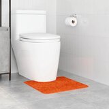  Prostirka protiv klizanja s izrezom za WC Narančasta 50 x 50 cm | shoptok.hr