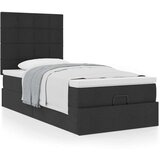 vidaXL otomanski okvir kreveta s madraca crni 80x200cm od tkanine | shoptok.hr
