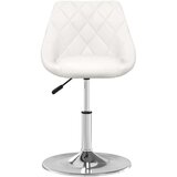  Jedilni stol belo umetno usnje, (20812385) | Shoptok.si