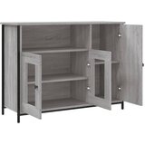 Komoda sivog hrasta sonome 100x35x75 cm od konstruiranog drva | shoptok.hr