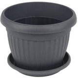 PLASTOFLEX Saksija sa podmetačem Mediteran FI12 antracit Cijene
