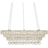 Toolight viseća stropna svjetiljka Crystal LED 102W Daljinski upravljač APP417-CP | shoptok.hr