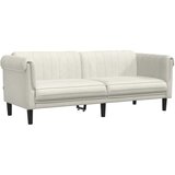  3-dijelni set sofa krem baršunasti | shoptok.hr
