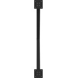 Noge za blagovaonski stol u obliku slova X, 2 kom, crne, 90 x (72-73) cm, čelik | shoptok.hr