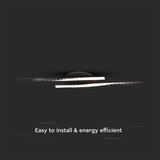  LED plafonsko svetlo LED/12W/230V 3000K 94,5 cm crna | Eponuda.com
