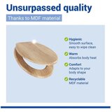 Wenko WC daska s automatskim zatvaranjem 37 x 43 cm Oak – | shoptok.hr