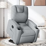 Maison Chic Naslanjač - Relax naslanjač s funkcijo vstajanja svetlo sivo blago, (22042166) | Shoptok.si