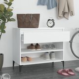 Ormarić za cipele bijeli 70 x 36 x 60 cm od konstruiranog drva | shoptok.hr