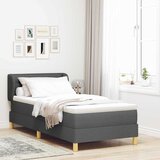  s opruga kutije Tamno siva 90 x 190 cm tkanina | shoptok.hr