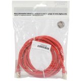 Digitus DK-1644-A-030/R RJ45 omrežni kabel CAT6a S/FTP 3 m rdeča brez halogena, zviti pari, z zaščitnim zapornim zatičem, ognjevaren 1 kos, (20416813) | Shoptok.si