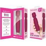 Bodywand Luxe - punjivi, mini vibrator za masažu (tamno ružičasti) | shoptok.hr