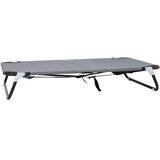  Krevet za psa Svijetlo siva 90 x 55 x 18 cm Čelik | shoptok.hr