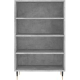vidaXL Visoka omara betonsko siva 57x35x90 cm inženirski les | Shoptok.si