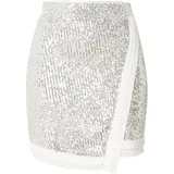 Guido Maria Kretschmer Collection Suknja 'Sana' srebrno siva / bijela