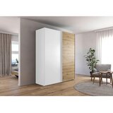 home24 OMARA Z DRSNIMI VRATI, bela, hrast artisan | Shoptok.si