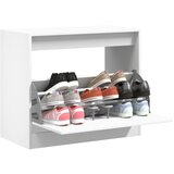 vidaXL Omarica za čevlje bela 80x42x69 cm inženirski les | Shoptok.si