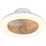QAZQA Lesen stropni ventilator z LED z daljinskim upravljalnikom - Clima Cene