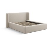 Windsor & Co Sofas Bež oblazinjena zakonska postelja s prostorom za shranjevanje z letvenim dnom 160x200 cm Jason – | Shoptok.si