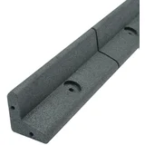 Prilagodljiv robnik za trato siv 1,2 m x 8, (21570905)