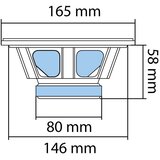 Somogyi Avto zvočniki, set, 165 mm, 2x75W, 4 Ohm - BK 165 | Shoptok.si