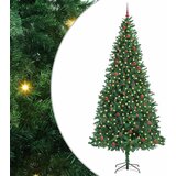 vidaXL Umestno božično drevo Zelena 300 cm PVC in kovina in plastika | Shoptok.si