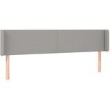  LED uzglavlje svjetlosivo 203x16x78/88 cm od tkanine | shoptok.hr