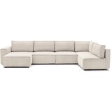 Bobochic Paris Krem kutna garnitura od samta (s desnim kutom/u obliku slova "U") – | shoptok.hr